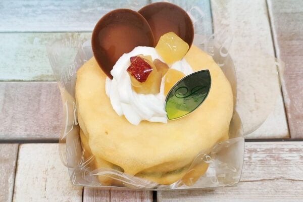 さつまいもと抹茶のクレープ