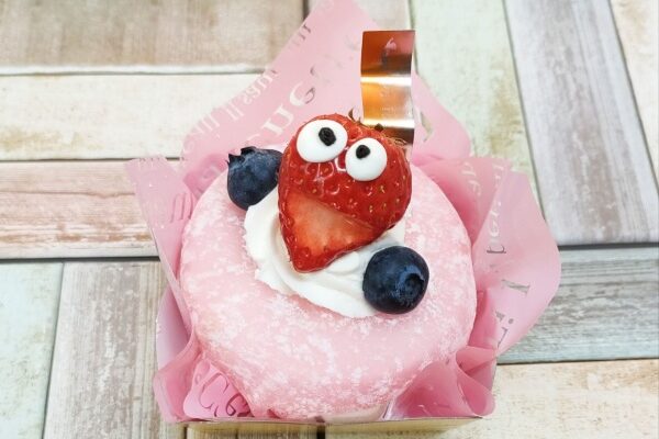 桜と苺のもっちりデザート